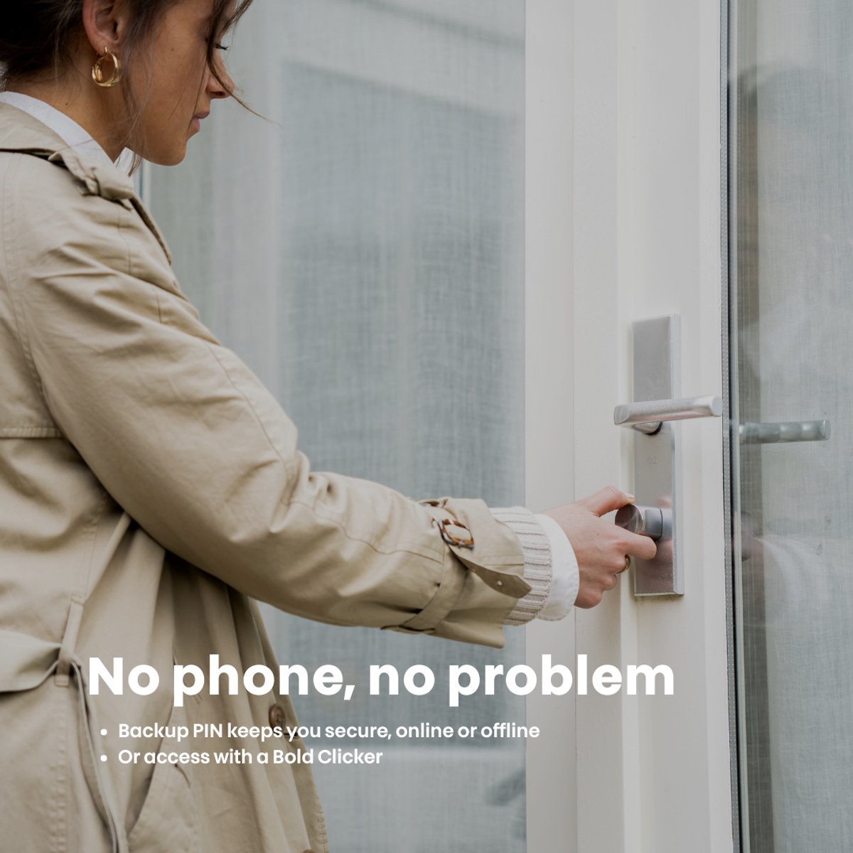 Bold Smart Lock SX-33 RVS Zilver
