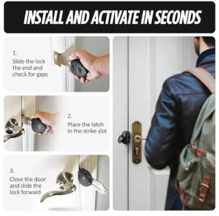 Compact Draagbaar Deurslot