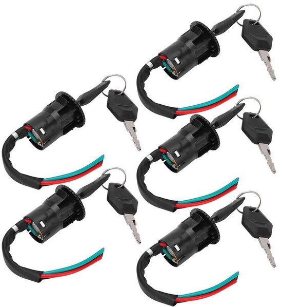 Contactslot set 5x met sleutel voor e-bike elektrisch deurslot