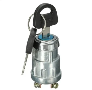 Contactslot Startschakelaar 3-pins 7 cm Zilver