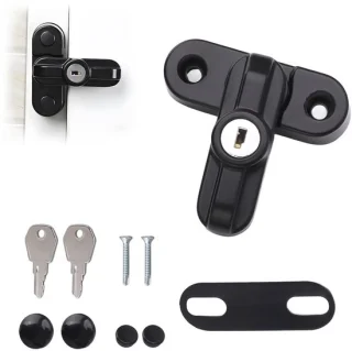 Dailygoods - aluminium raamvergrendelingen met sleutels