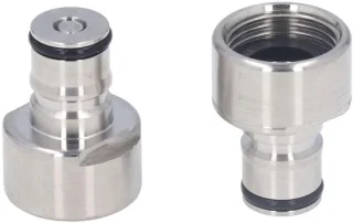 Dailygoods Ball Lock conversie kit - roestvrijstalen adapter