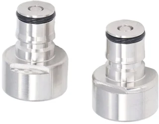 Dailygoods- Ball Lock Conversie Kit - Roestvrijstalen Adapter - 5/8FPT Draad - Lekvrij - Geschikt voor A D S G Type Biervat - Duurzaam Materiaal - Biervatadapter