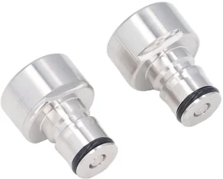 Dailygoods- Ball Lock Conversie Kit - Roestvrijstalen Adapter - 5/8FPT Draad - Lekvrij - Geschikt voor A D S G Type Biervat - Duurzaam Materiaal - Biervatadapter