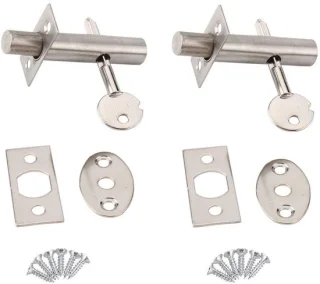 Dailygoods deurbout roestvrij staal 2 sets