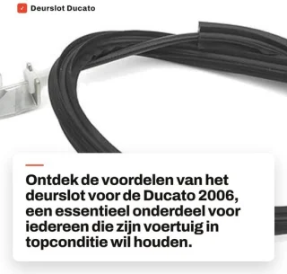 Dailygoods deurslot achterdeur kabelslotset voor Ducato 2006