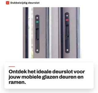 Dailygoods deurslot dubbelzijdig haakslot