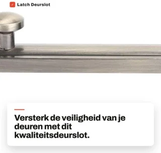 Dailygoods deurslot schuifbout