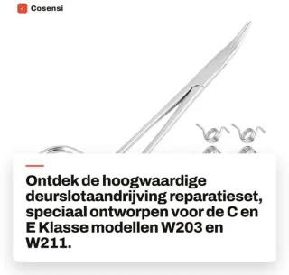 Dailygoods deurslotaandrijving reparatieset voor c/e-klasse w203/w211