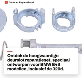 Dailygoods deurslotcilinder reparatieset voor E46/320d