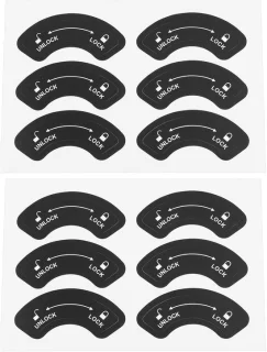 Dailygoods deurslotsticker, 12 stuks