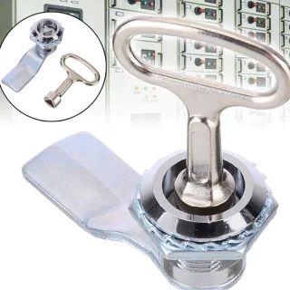 Dailygoods gasmeter slot chroom - driehoek, s-type en vierkante sleutel