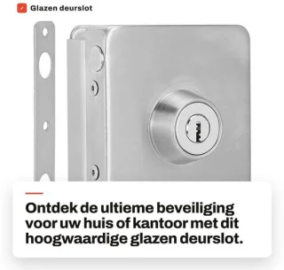 Dailygoods glazen deurslot