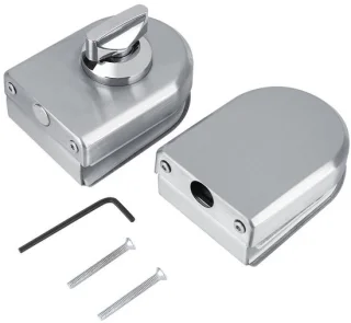Dailygoods glazen deurslot met draaiknop