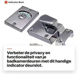 Dailygoods - Indicator bout badkamer deurslot