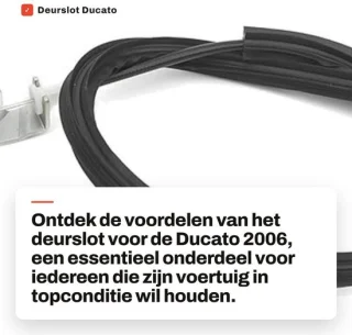 Dailygoods kabelslotset voor Ducato 2006