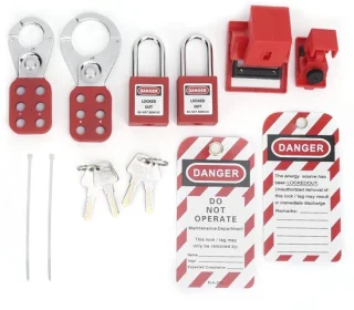 Dailygoods lockout tagout kit 15-delig