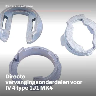 Dailygoods reparatieset deurslot cilinderslot links/rechts voor IV 4 type 1J1 MK4 7 stuks