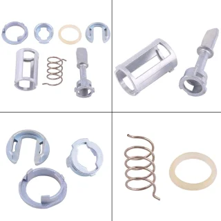 Dailygoods reparatieset deurslot cilinderslot links/rechts voor iv 4 type 1j1 mk4 7 stuks