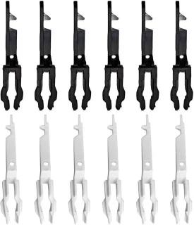 Dailygoods set van 12 gebroken glazen sleutels