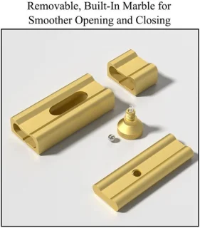 Dailygoods sliding bolt lock 80mm aluminium deurslot