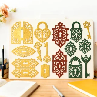 Dailygoods stansvormen vintage sleutel/slot
