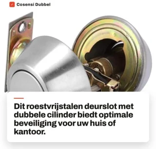 Dailygoods voordeurslot roestvrij staal