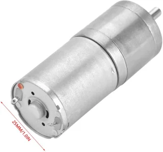 DC 12V Metalen Reductiemotor 25mm