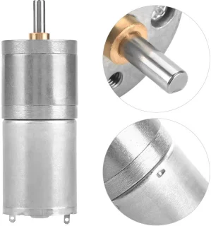 DC 12V Metalen Reductiemotor 25mm