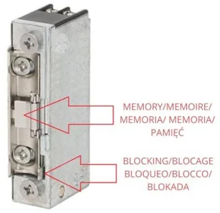 Deur Lock Elektrisch symmetrisch insteekslot