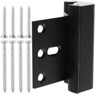 Deurbeveiliging draagbaar slot 7.7 x 6 x 3.5 cm zwart