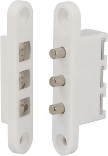 Deurdoorvoerconnector 71 x 14 mm wit