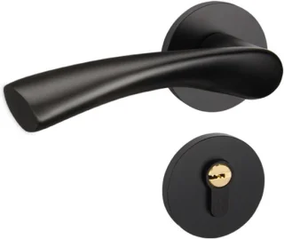 Deurkrukslot binnendeur 35-50 mm zwart