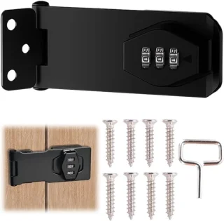 Deurslot 4 inch - 3-cijferige code - robuuste zinklegering - ShopVlot
