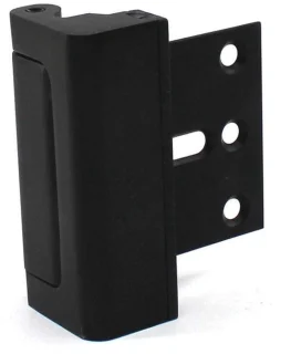 Deurslot dode bout aluminiumlegering zwart 3 inch