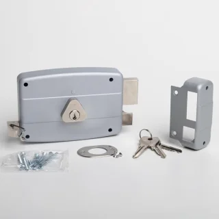 Deurslot - Gepoedercoat staal - Rechtshandig - 60 mm doornmaat