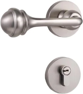 Deurslot mechanisch zilver