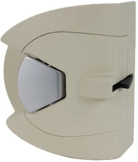 Deurslot met handgreep - beige