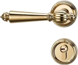 Deurslot met kamergreep zwart 35-50 mm
