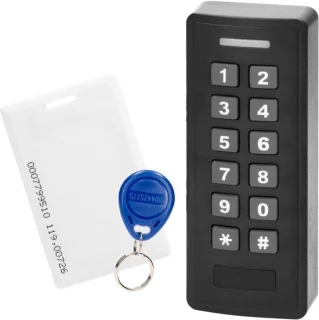 Deurslot met keypad, RFID en code - Anthraciet - SnelShoppen