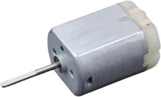 Deurslot motor centrale vergrendeling 20mm platte as zwart