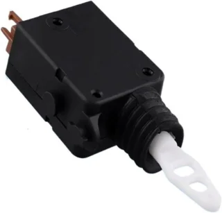 Deurslot motor centrale vergrendeling 2pin zwart