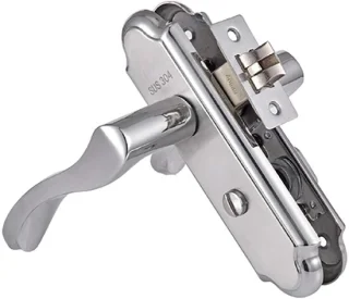 Deurslot roestvrij staal 110 mm