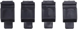 Deurslot rubberen fix set 4-stuks - m-winkel