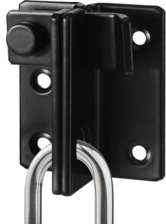 Deurslot RVS - 62 mm - zwart