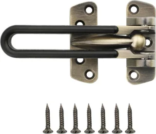 Deurslot Schuifdeurgrendel RVS Brons 11 x 5 cm