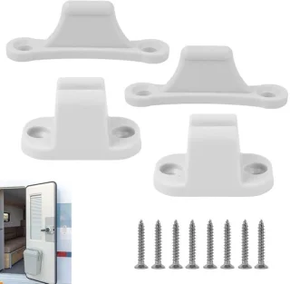 Deurslot voor caravans wit, 1 stuk - ShopVlot