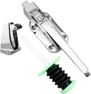 Deurslot Vriescel Grendel 23-50 mm Zilver