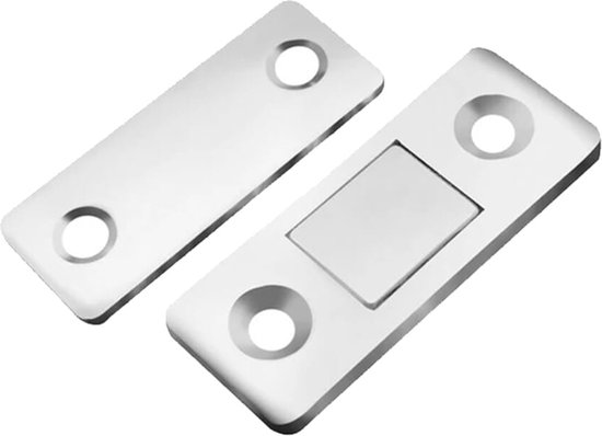 Deurvastzetter Magnetisch Zilver