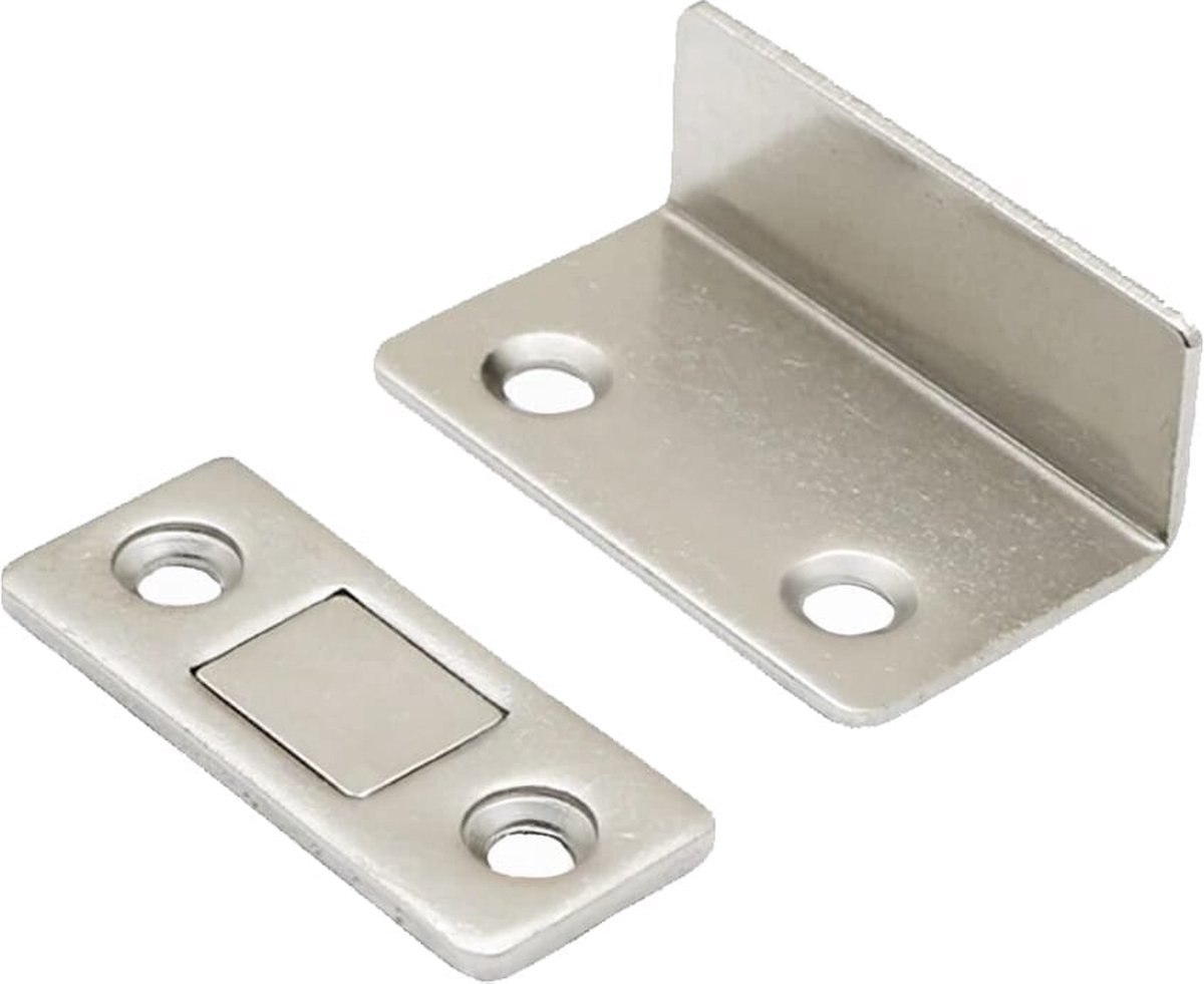 Deurvastzetter Magnetisch Zilver
